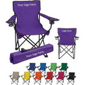 Folding Chair W/Carrying Bag Solid Colors